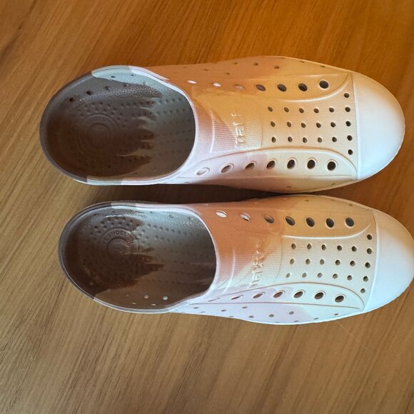 Native Shoes Jefferson Clog (Little Kid) - Chameleon Flax Marble - Size 2 - Picture 6 of 8